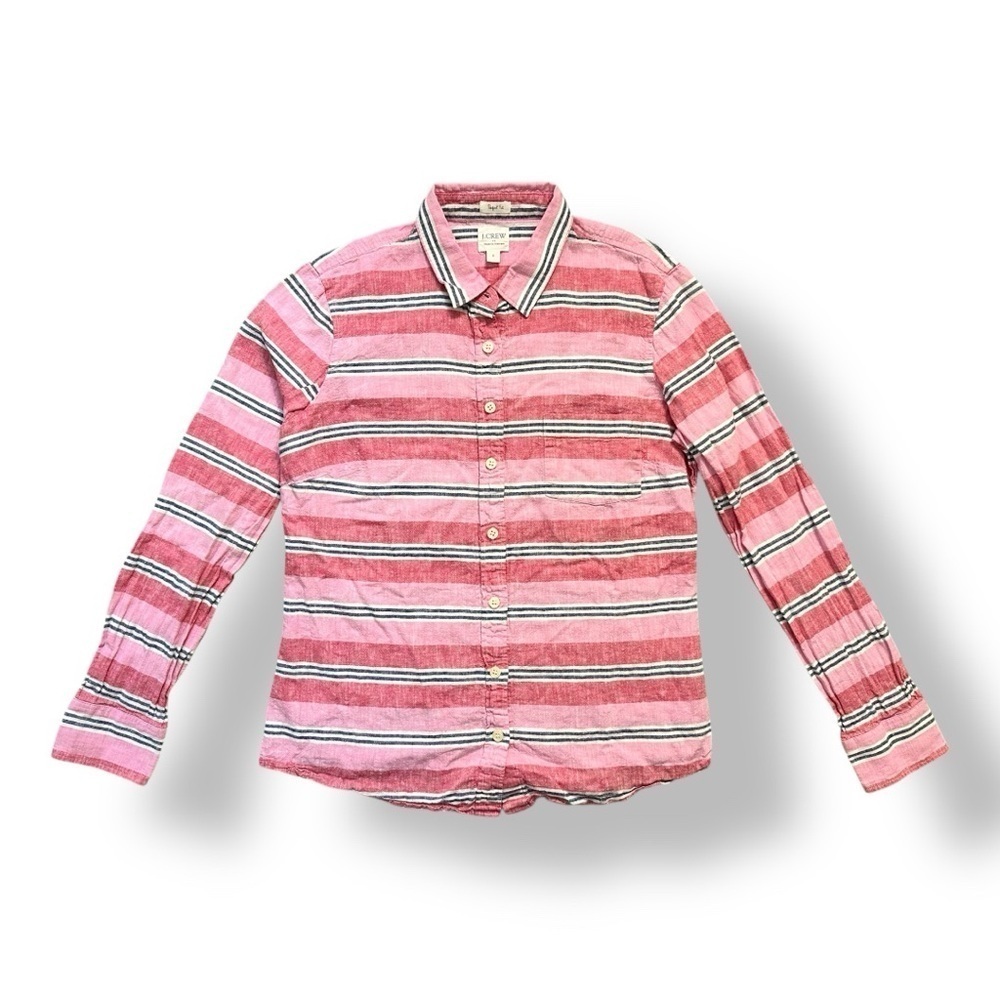 J. Crew | Perfect Fit Linen Blend Button Down (S) đ©· - Picture 1 of 5